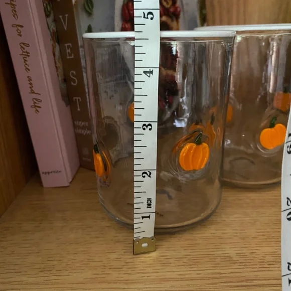 2 Anthropologie Pumpkin Juice Glass - Picture 4 of 4